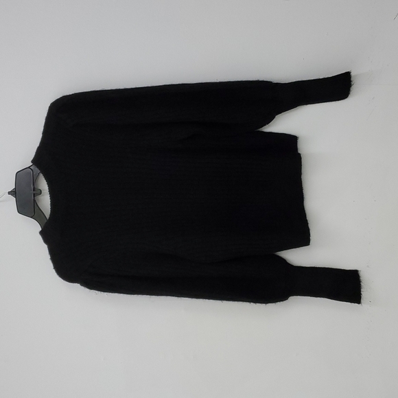 Women's Leith Mock Neck Sweater, Size Large - Black - Picture 7 of 9